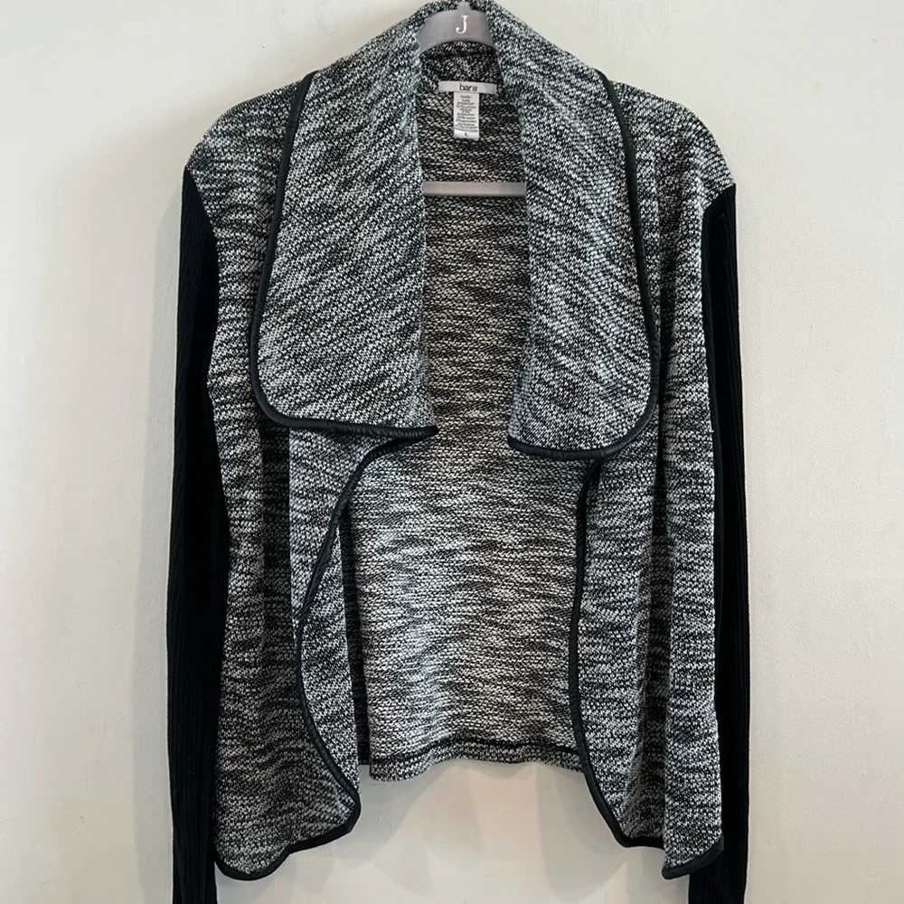 Bar lll Women’s Grey Black Jacket ‎ Size L